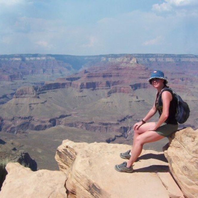 Katie De-Mouilpied at The Grand Canyon