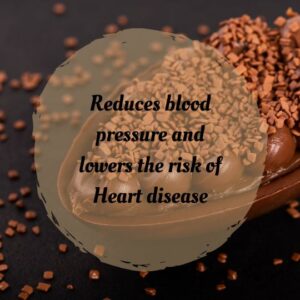 Heart health benefits of dark chocolate