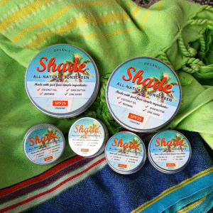Shade natural sunscreen tin – four simple ingredients mineral sunscreen