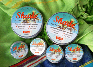 Shade natural sunscreen tin – four simple ingredients mineral sunscreen